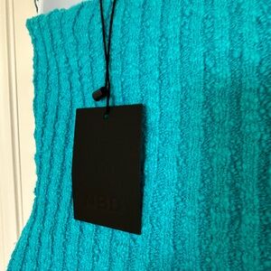 NBD NWT Blue Knit Strap top